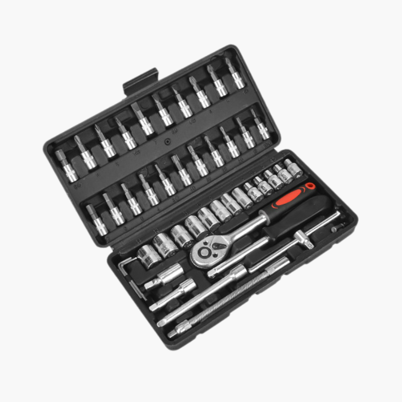 46ピースの自動車修理セット