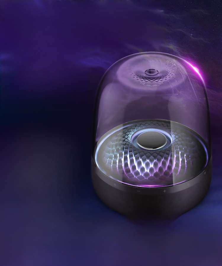 Glas Bunte Licht Bluetooth Lautsprecher