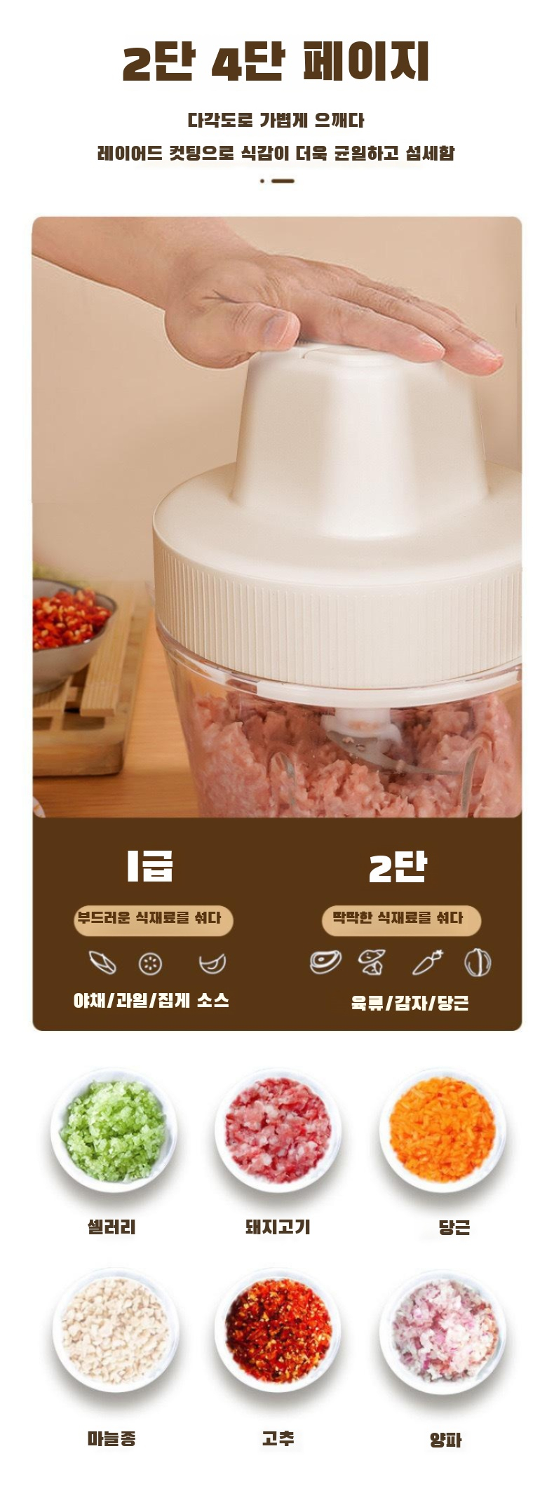 가정용 자동 고기 분쇄기의 안전 기능