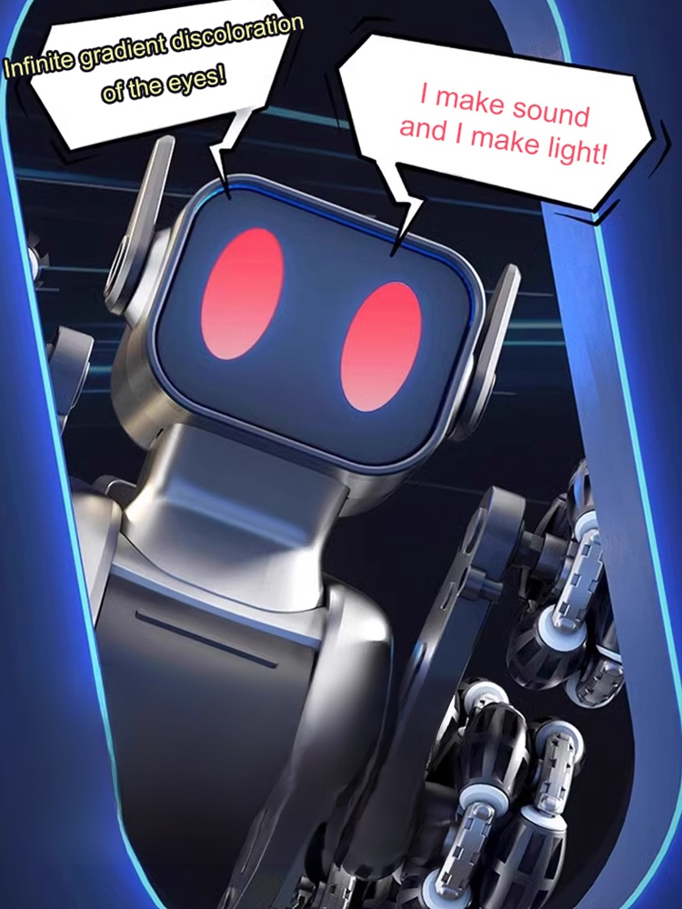 Eight-wheel stunt intelligent mechanical dog