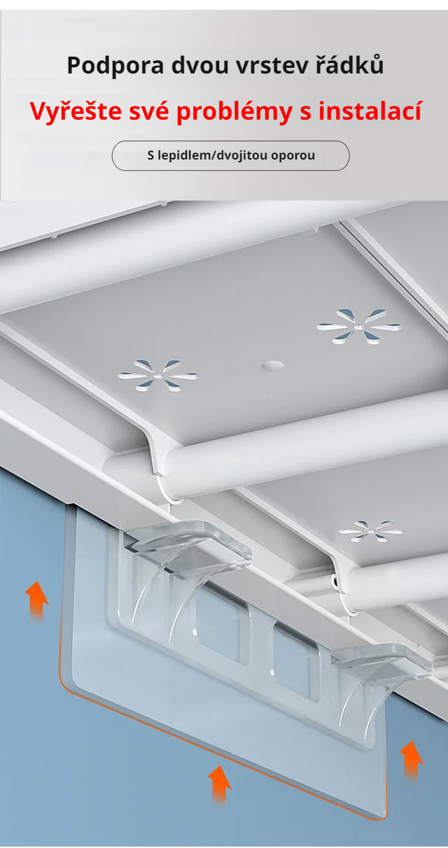 Organizace kuchyňských potřeb pomocí stojanu