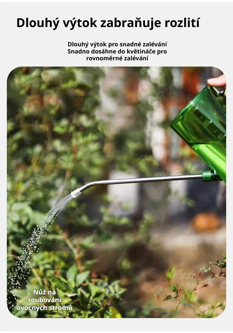 Designová domácí konvička na zalévání pokojových rostlin