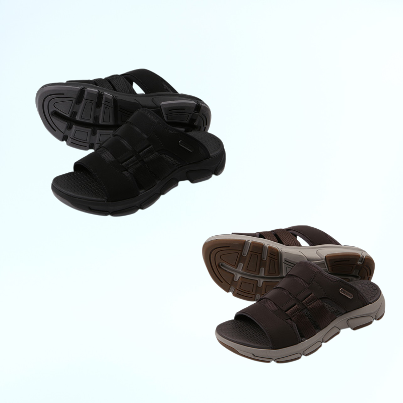 メンズ夏新作メンズ本革カジュアルソフト底滑り止めビーチシューズアウトドアウェアサンダル