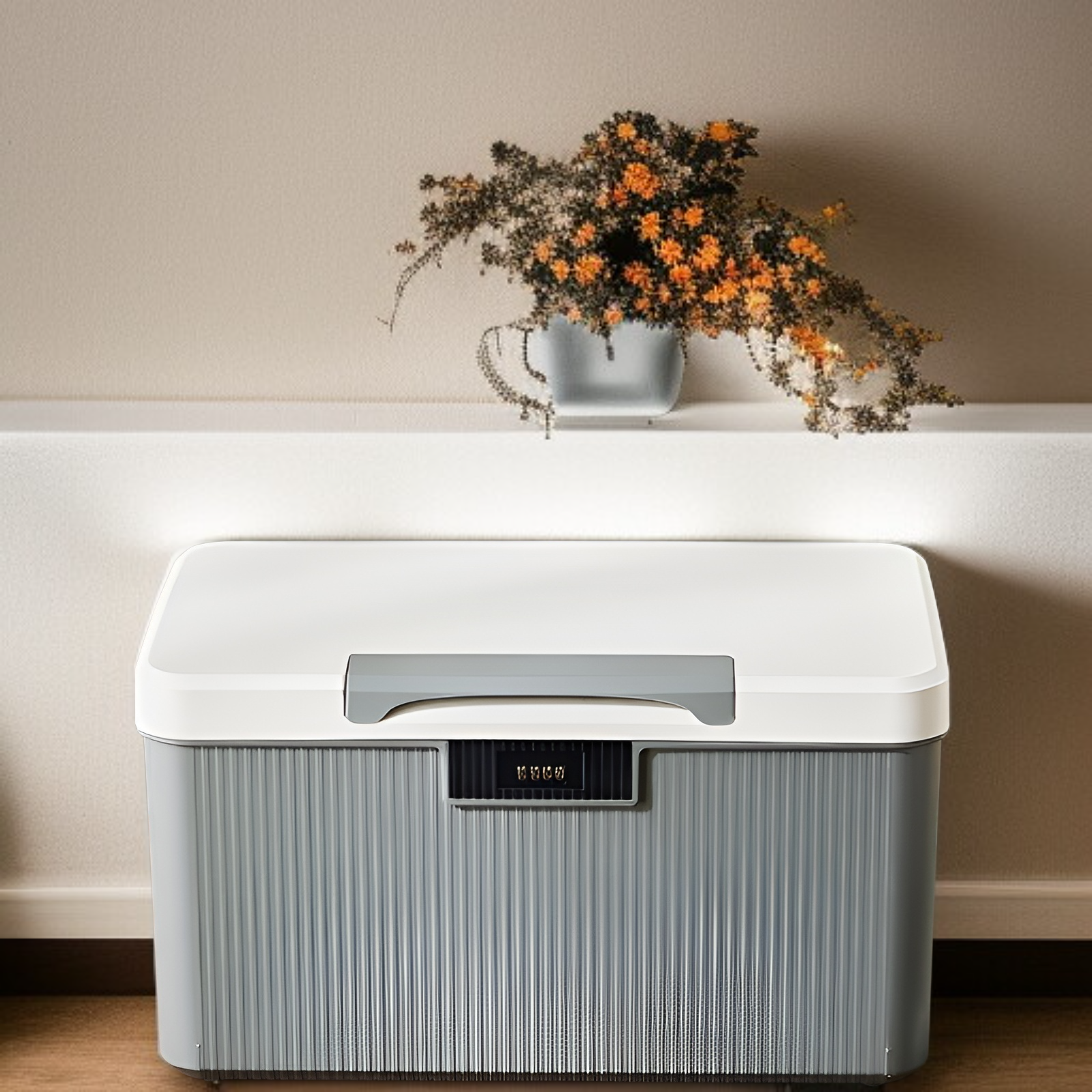 金庫 家庭用 小型 ダイヤル式 コンビネーションロック 収納ボックス 大容量2段式 9L 16L 38L ミニ金庫 プラスチック製 貯金箱 キャッシュ・重要書類・銀行カード 貴重品入れ