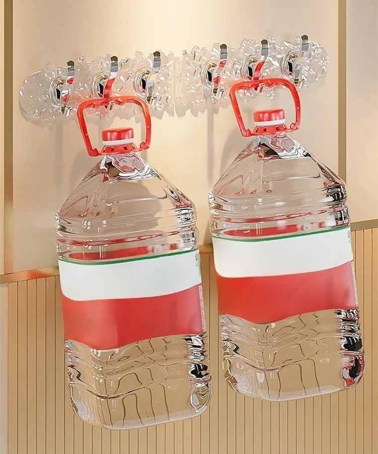 アクリル6連フック