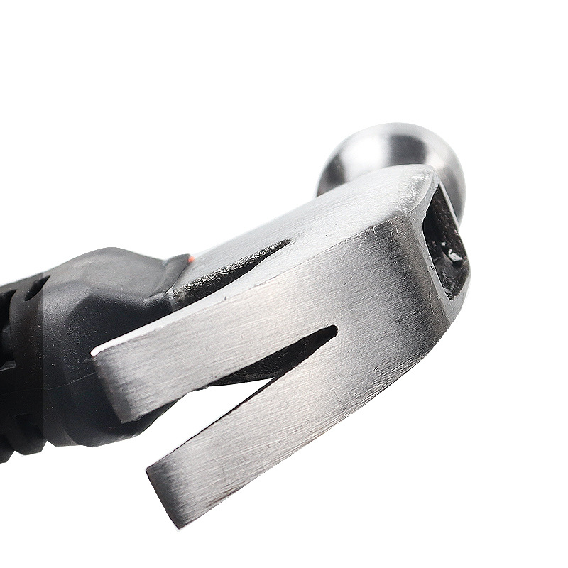Woodworking plastic coated multifunctional installation hammer mini claw hammer