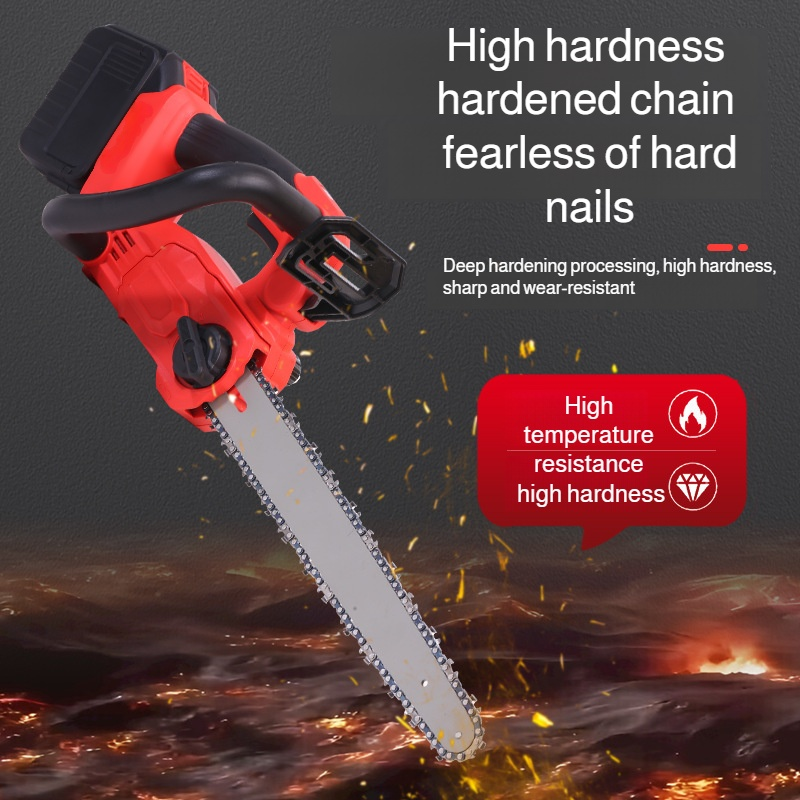 Rechargeable single hand saw household brushless electric chain saw
