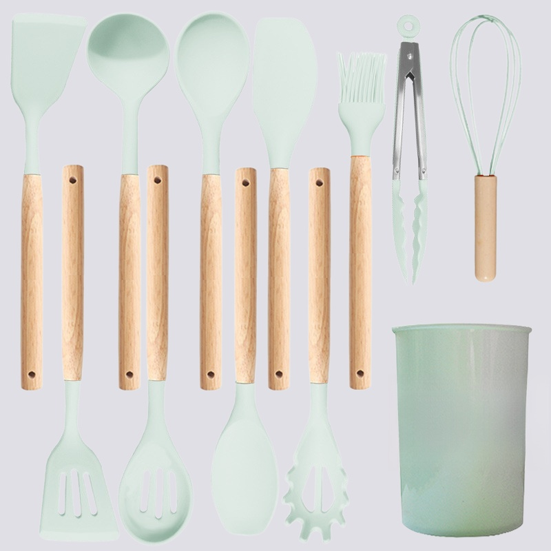 Multifunctional silicone kitchenware 12-piece set