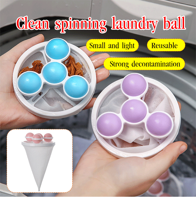 Clean Spinning Laundry Ball