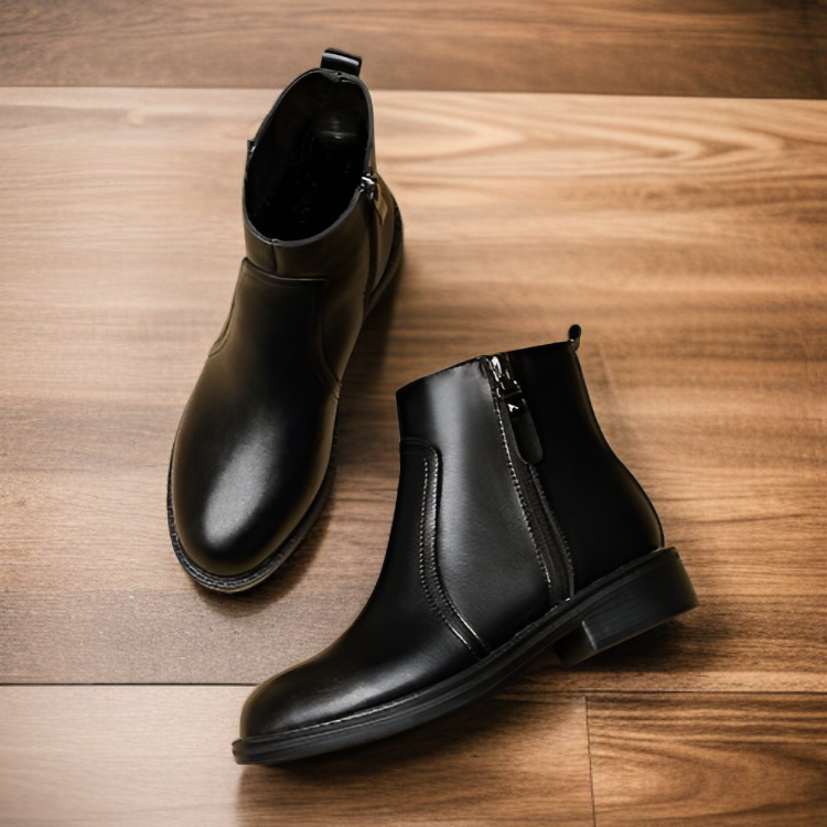 フラットソールで歩きやすいレディースブーツ