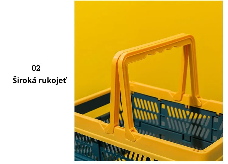 Jednoduchá manipulace a přenášení skládacího koše