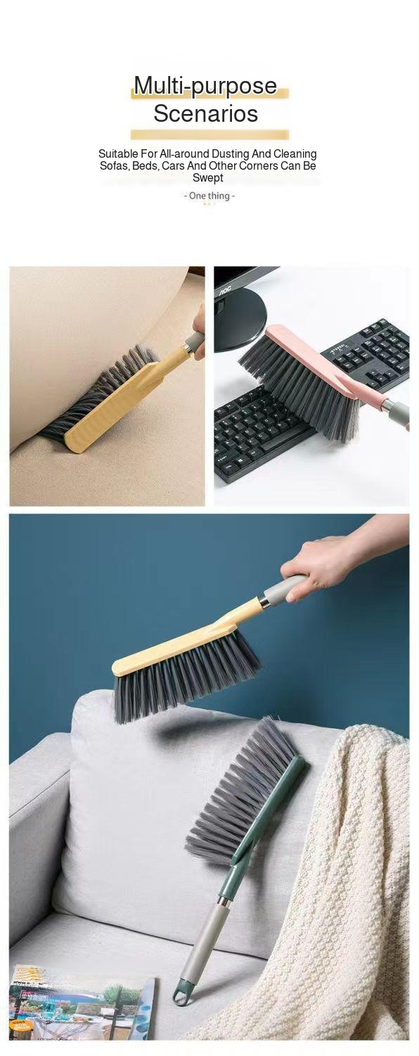 Household cleaning brush for mattresses and bedding