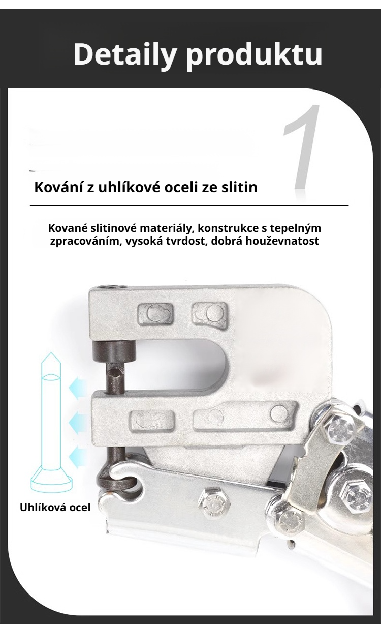 Kleště pro snadnou montáž ocelových profilů