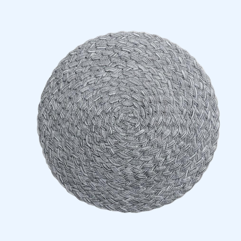 Ramie thickened circular dining table insulation pad