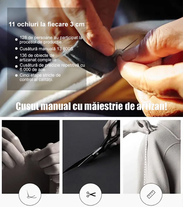 O haină din lână de miel în două culori