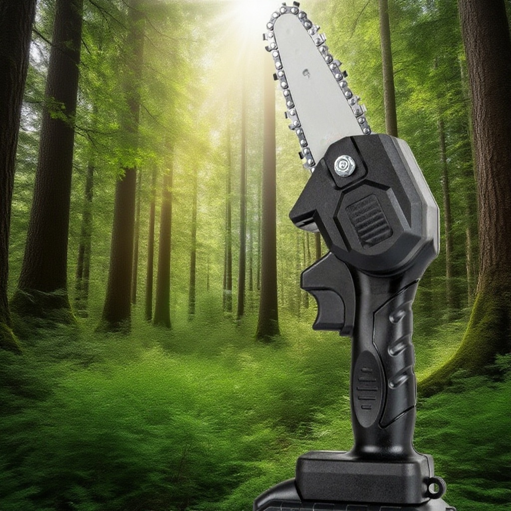 充電式小型電動チェーンソー