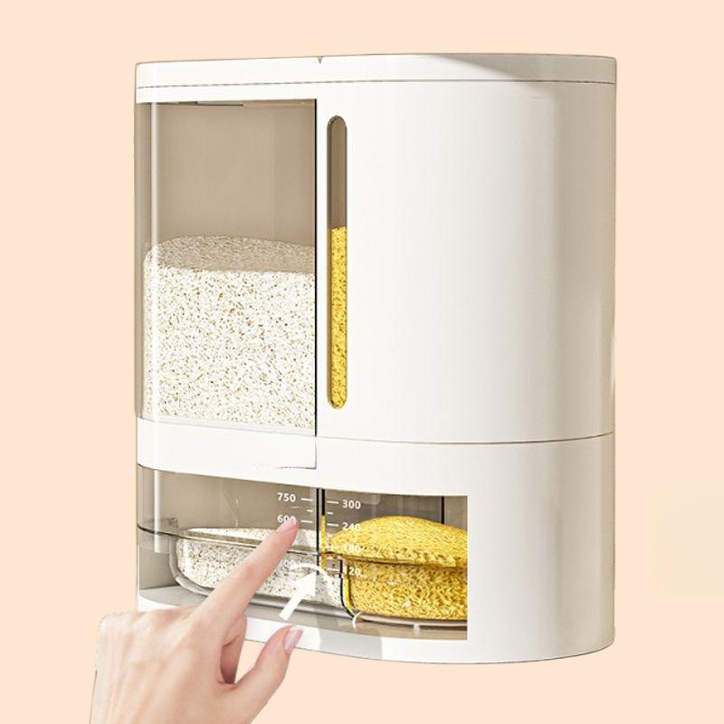 밀가루와 쌀통을 보관할 수 있는 대용량 쌀통 보관함