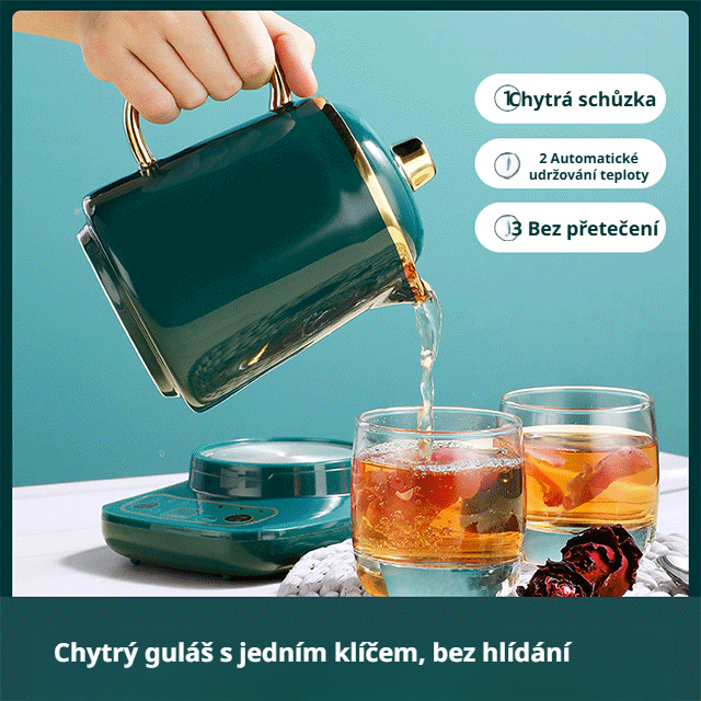 Elektrický hrnek na dušení s více funkcemi 