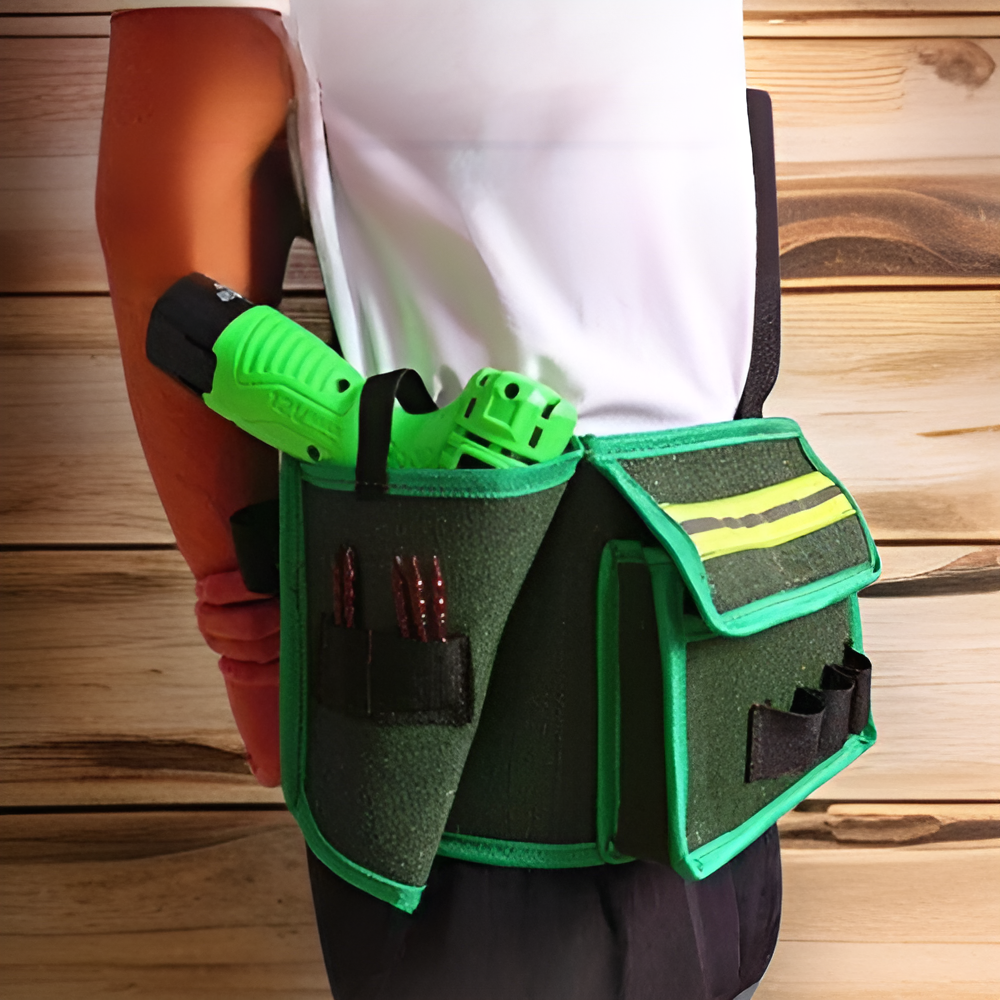 多功能五金工具收納挎包正面展示