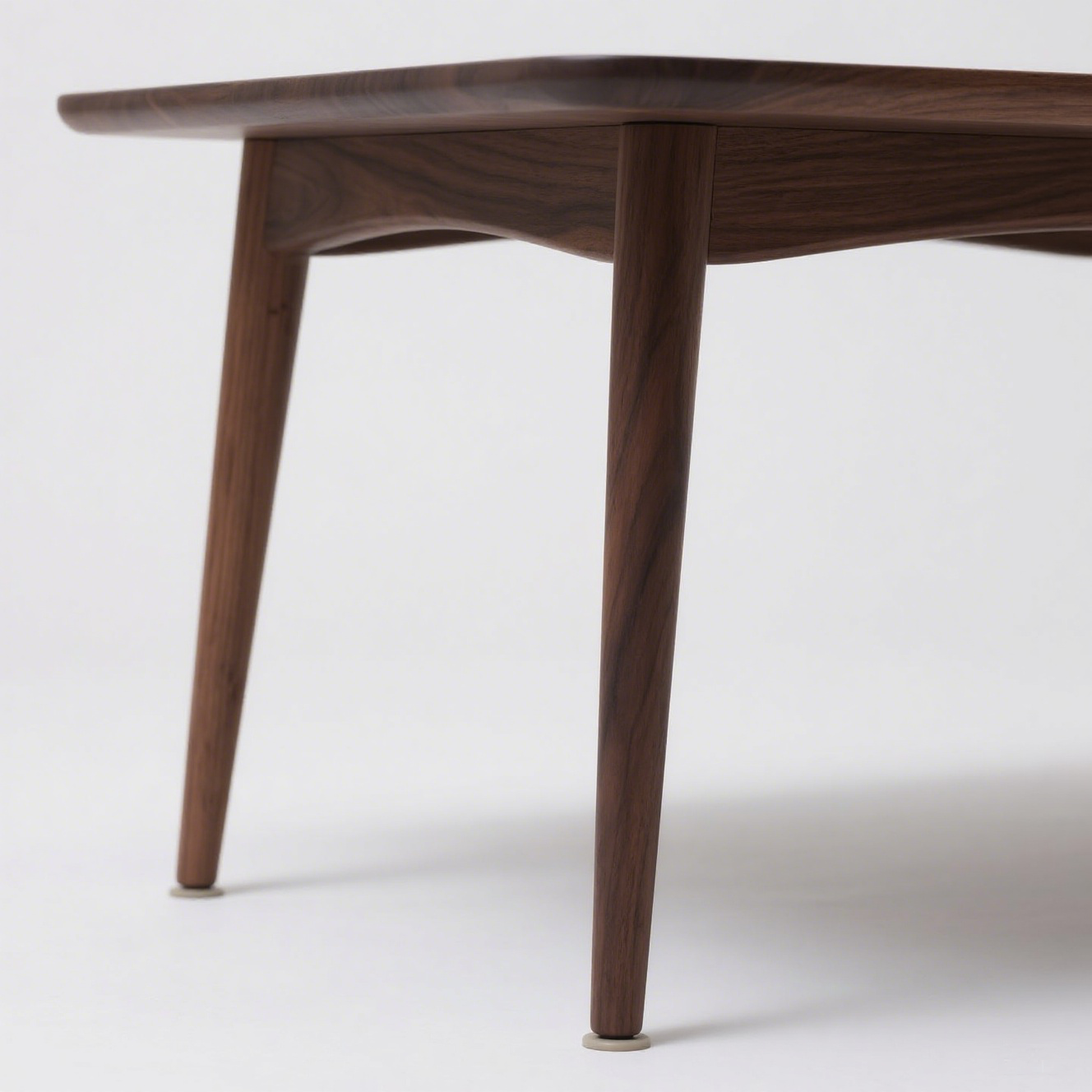 Mesa auxiliar de madera maciza para sala de estar compacta, mesa de té para sofá