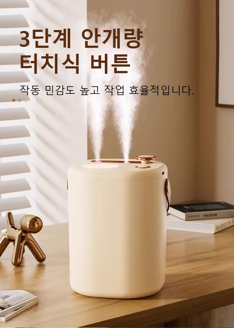 실내 공기를 촉촉하게 해주는 이중 분무 가습기