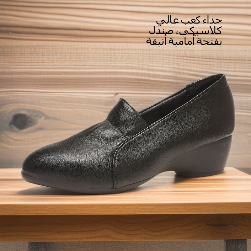 أحذية جلدية لينة الوحيد