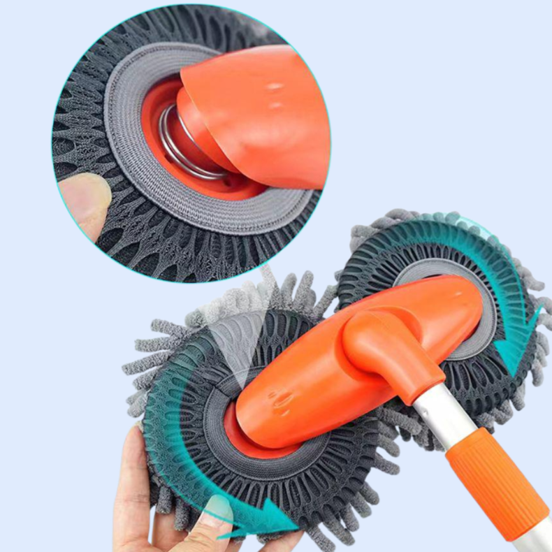 듀얼 헤드 회전 차량 세척 브러쉬