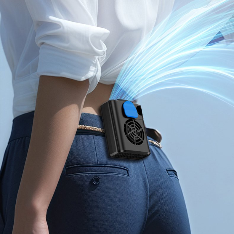 ポータブル循環冷風腰掛けファン