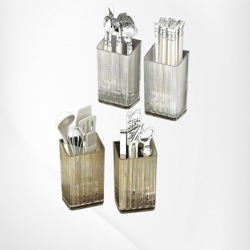 高級感ある壁掛け箸スプーンホルダー ドレインラック