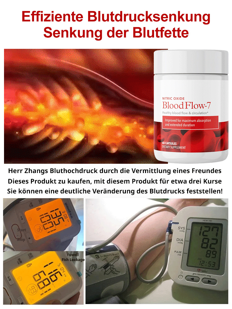 Reinigung der Blutgefäße und Blutdruckausgleich Kapseln