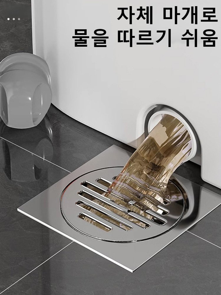 【부유 회전】손 세탁이 필요 없는 대걸레+탈수통 세트