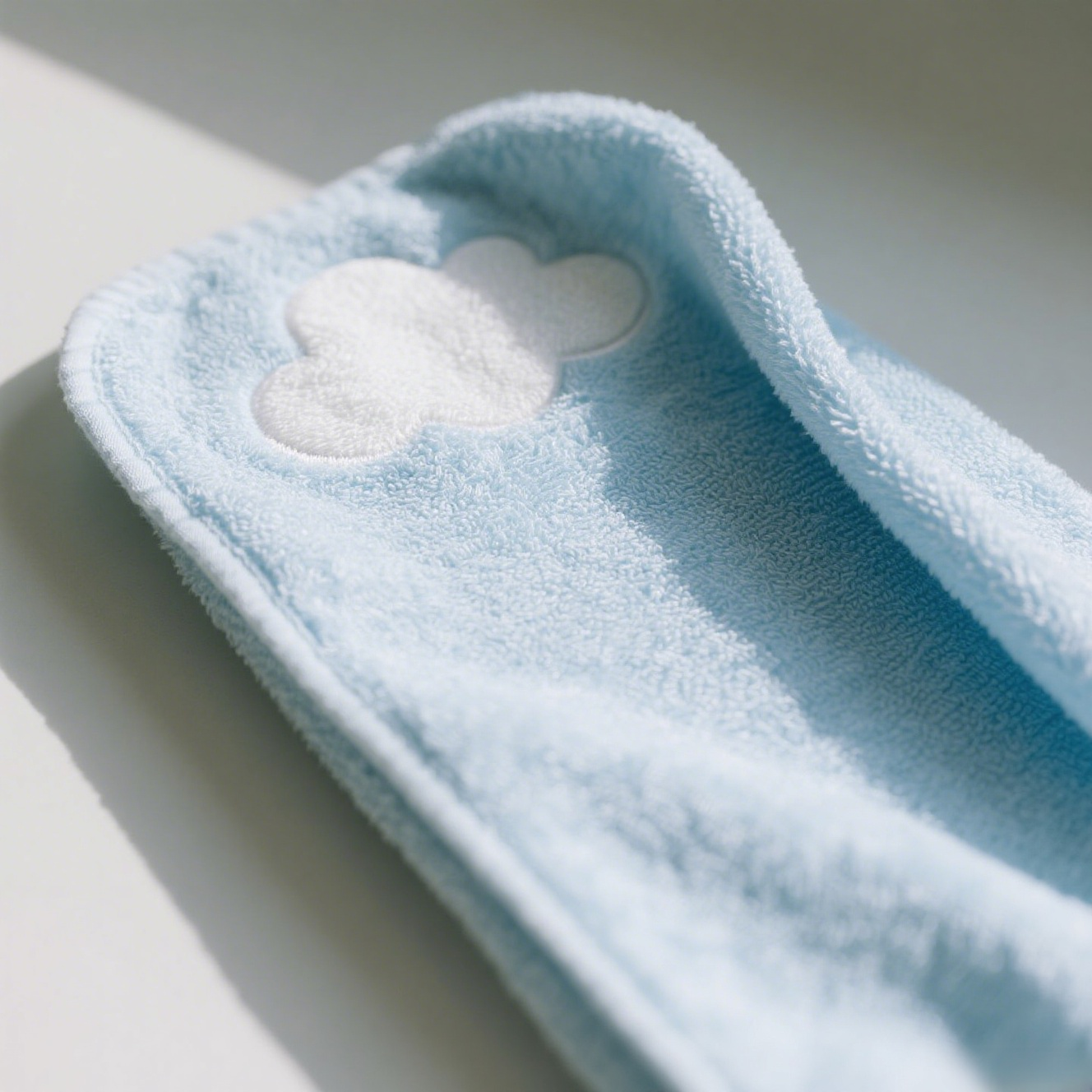 Weiches Babyhandtuch aus Baumwolle