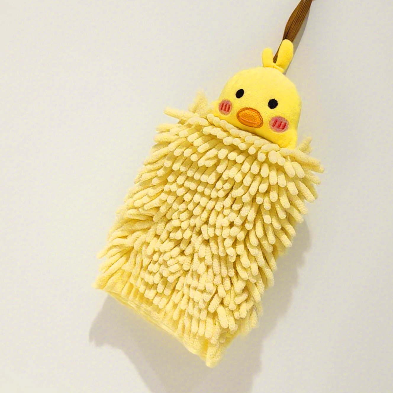 Detail dětského ručníku s motivem kachničky