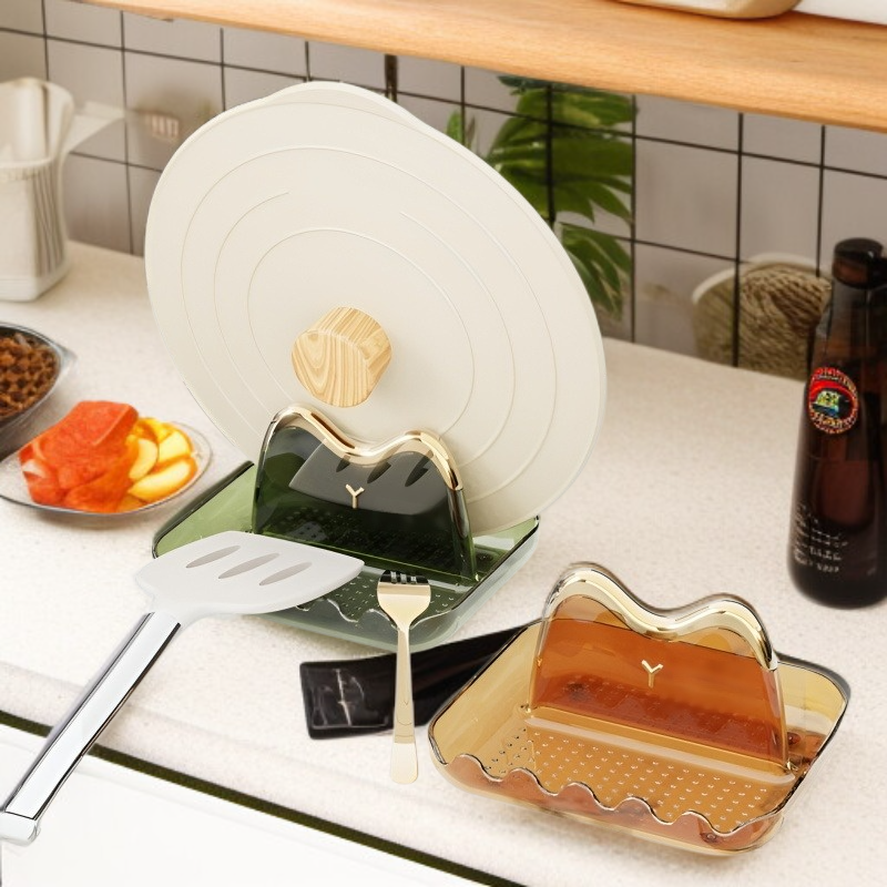 다용도선반 주방 스탠드 좌식 물받이 물빠짐 냄비뚜껑선반 다용도 국자 수납선반 도마삽선반