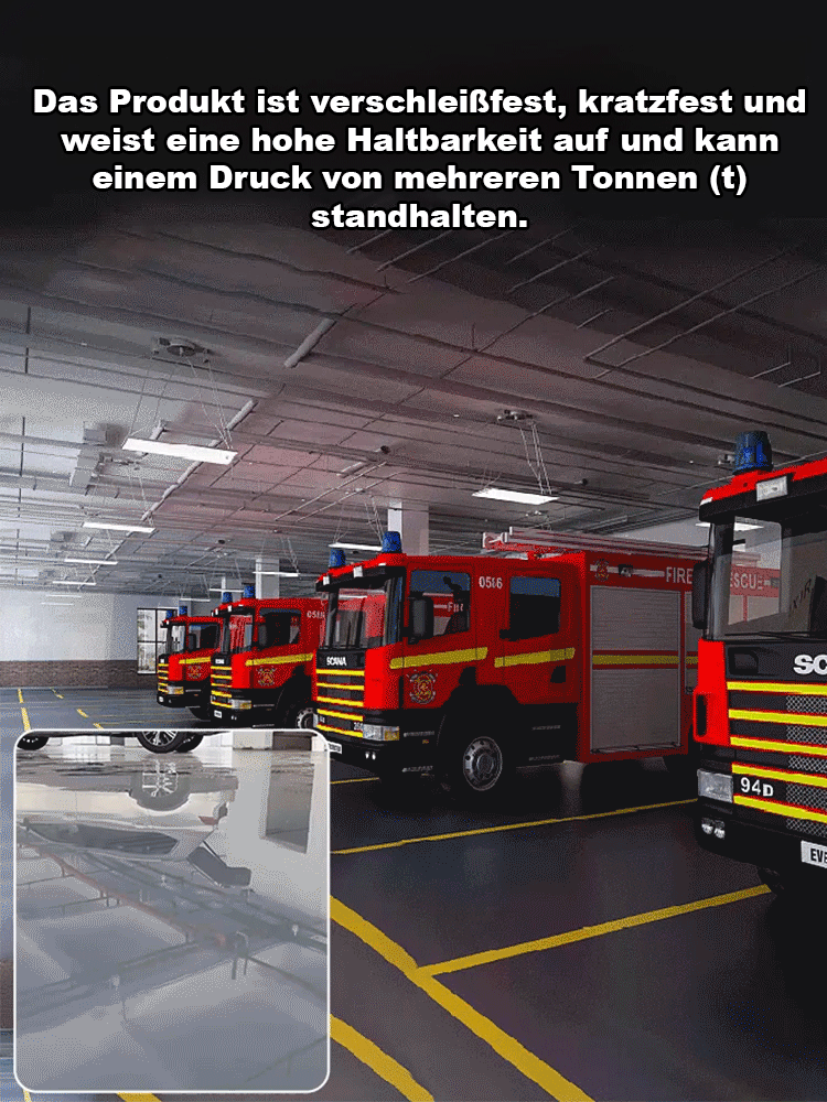 Wasserbasierte Bodenbeschichtung 3-in-1