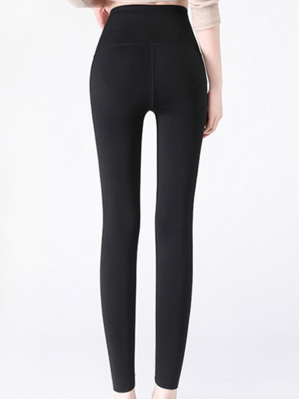 [보온+슬리밍+체형 보정] 하이웨스트 지퍼 코르셋 레깅스