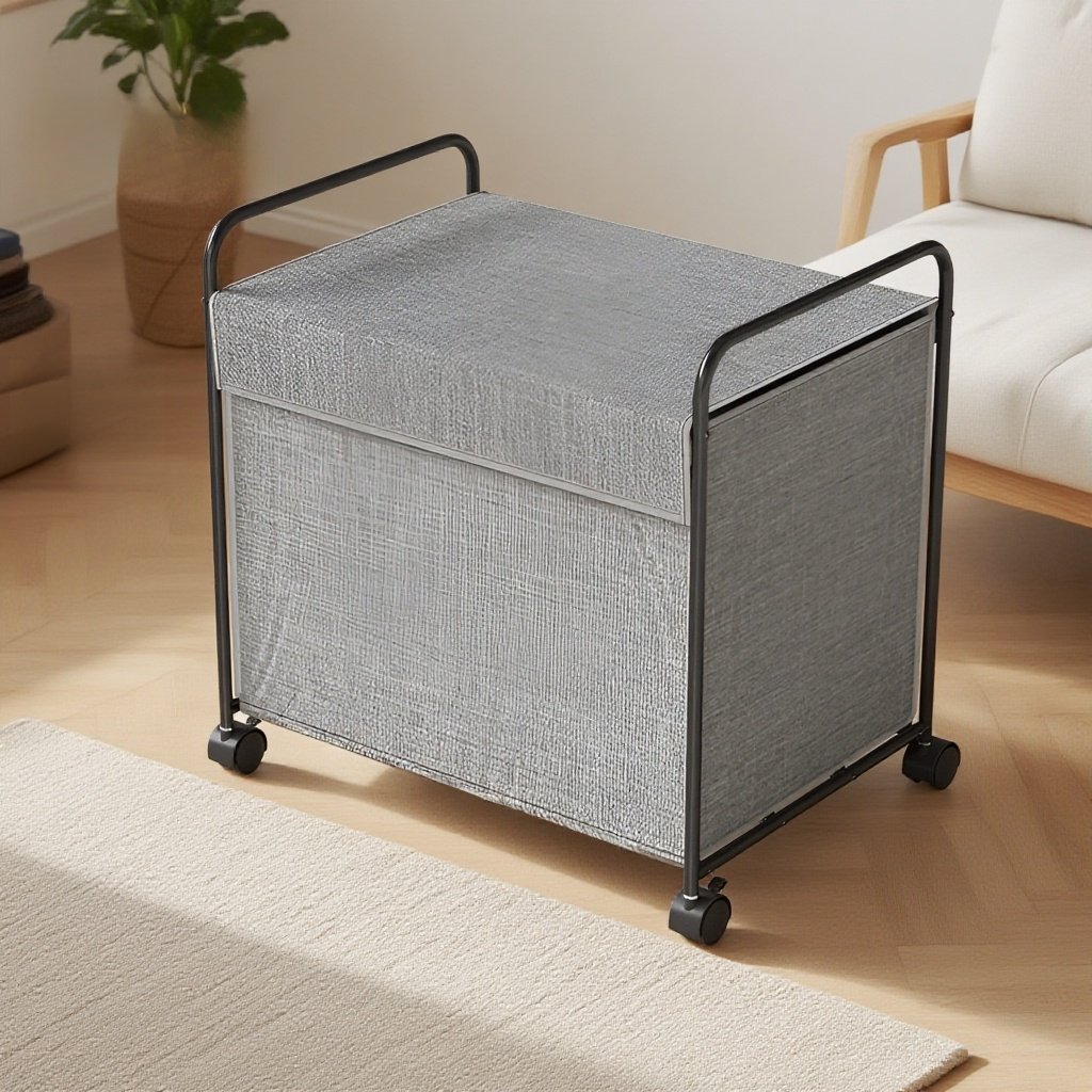 ベッドルームで使える汚れた衣類バスケット