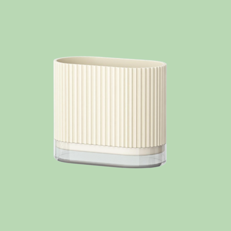 حافظة عيدان وأدوات المطبخ مع تصريف المياه