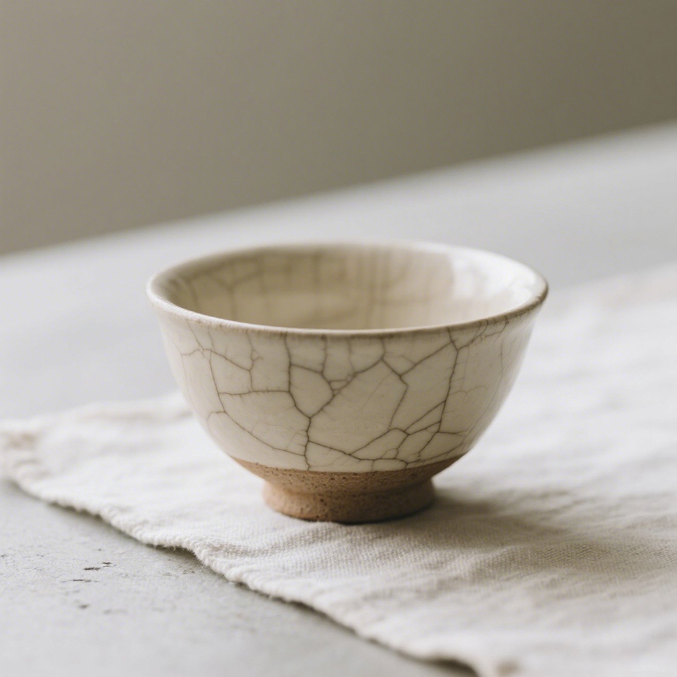 和風陶器スープボウルの正面写真