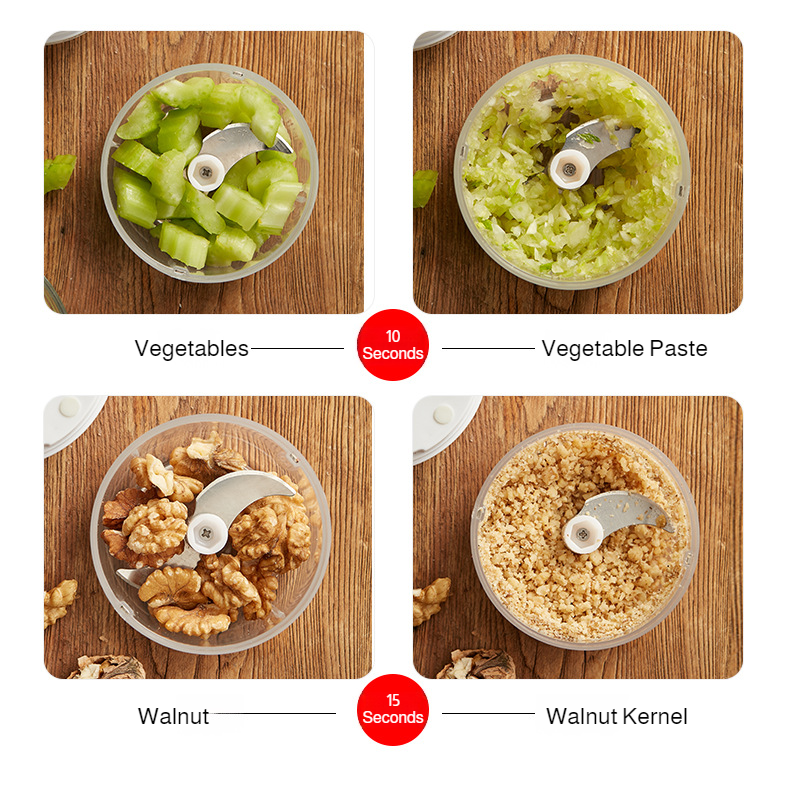 Small Electric Garlic Pounder Cooker Kitchen Coarse Fine Mini Time Effort Saving