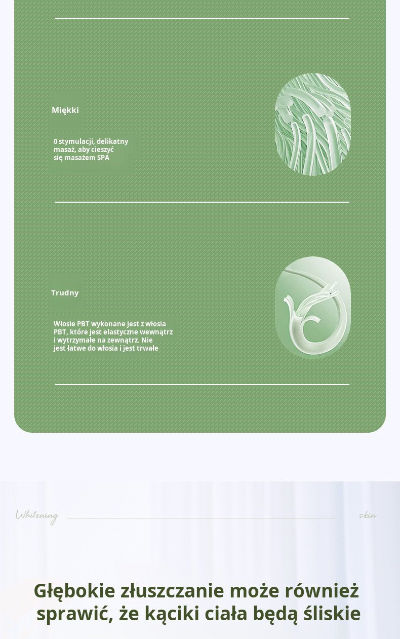 Szczotka do kąpieli ułatwiająca pielęgnację ciała