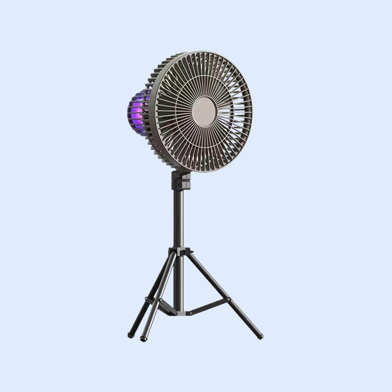 New outdoor usb charging treasure mosquito killer ceiling fan desktop tripod lamp