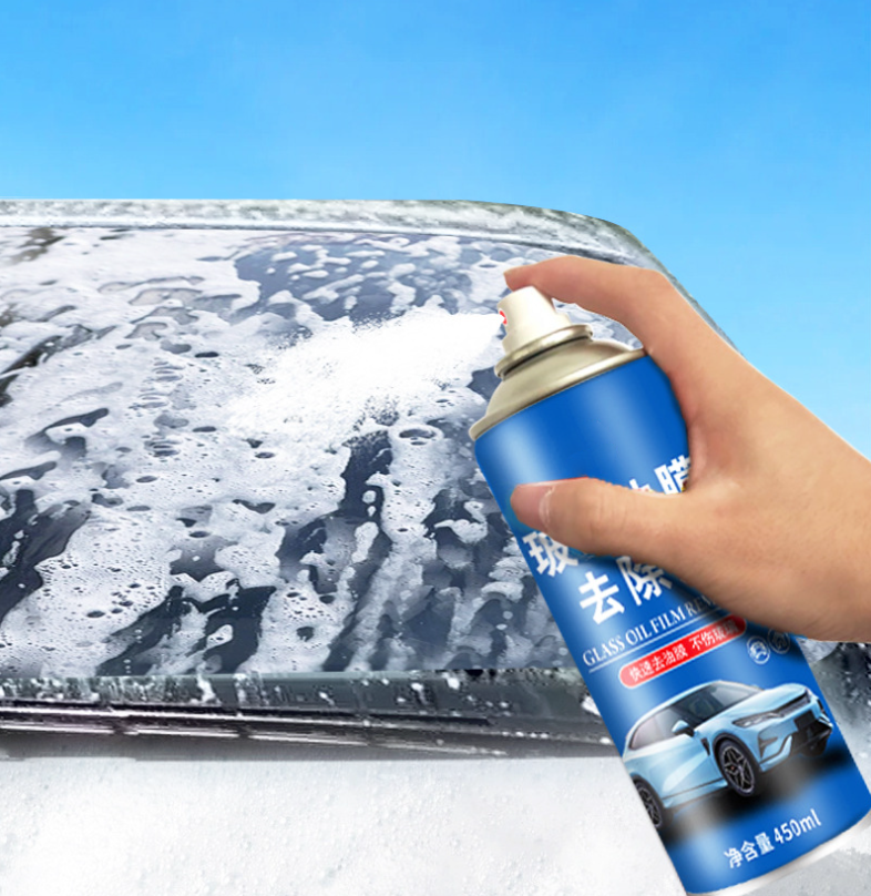 자동차 앞 유리 유막 제거제 유막 그물 유리 물 거품 클리너 강력