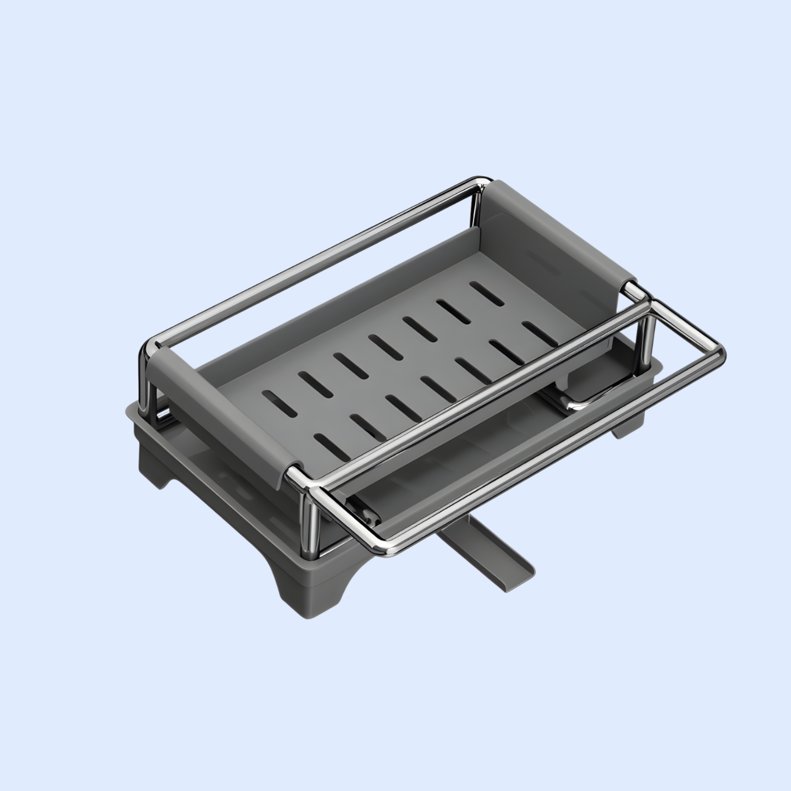 ステンレス製キッチン収納、排水ラック、雑巾置き、蛇口、野菜シンク、食器洗いシンク、備品収納、工芸品