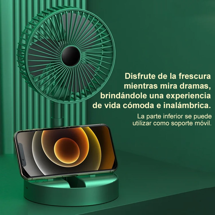 Ventilador purificador silencioso plegable