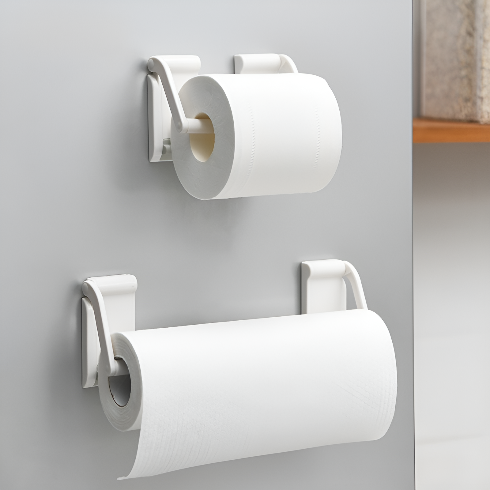 Kreativer magnetischer Papierhandtuchhalter für den Haushalt, separater Einweg-Papierrollenhalter fü
