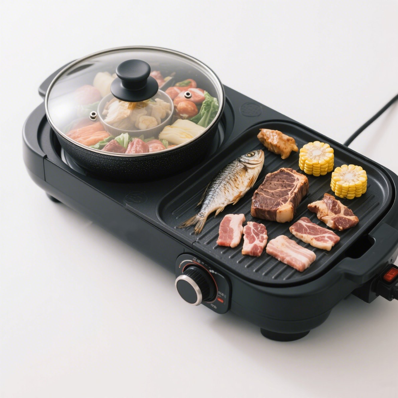 多機能電気グリルパン