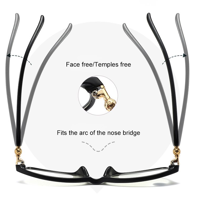 Elegant reading glasses for middle-aged and elderly people