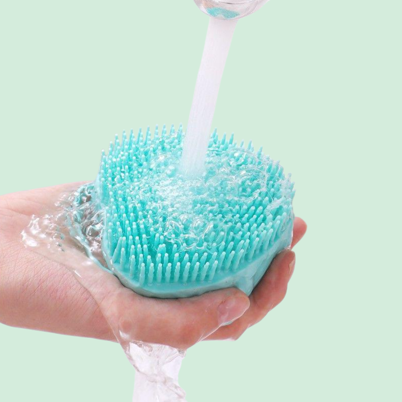 プロ仕様の犬用ペットシャンプーシリコンブラシ