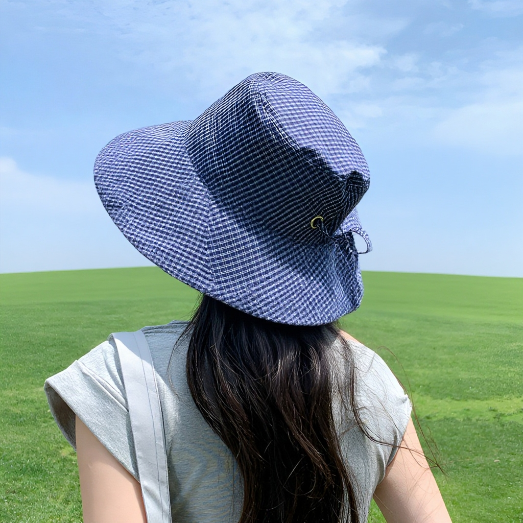 通気性抜群 日焼け防止のシンプルハット